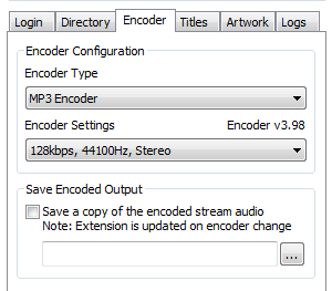 Shoutcast DSP Encoder